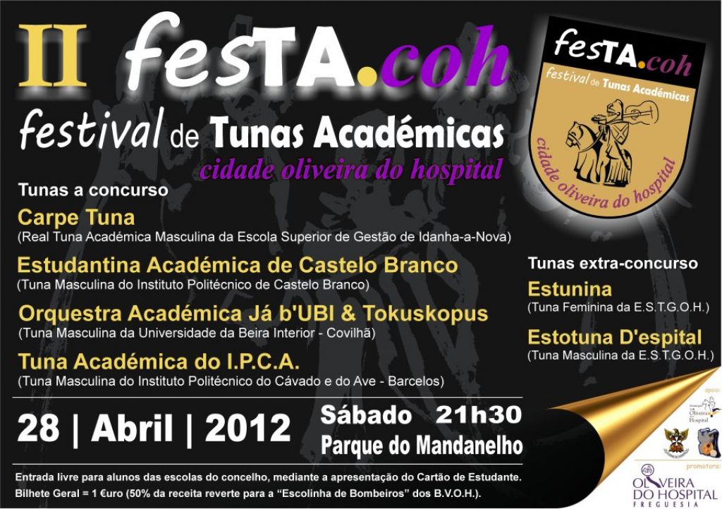 II fesTA.COH - Festival de Tunas Académicas Cidade de Oliveira do Hospital