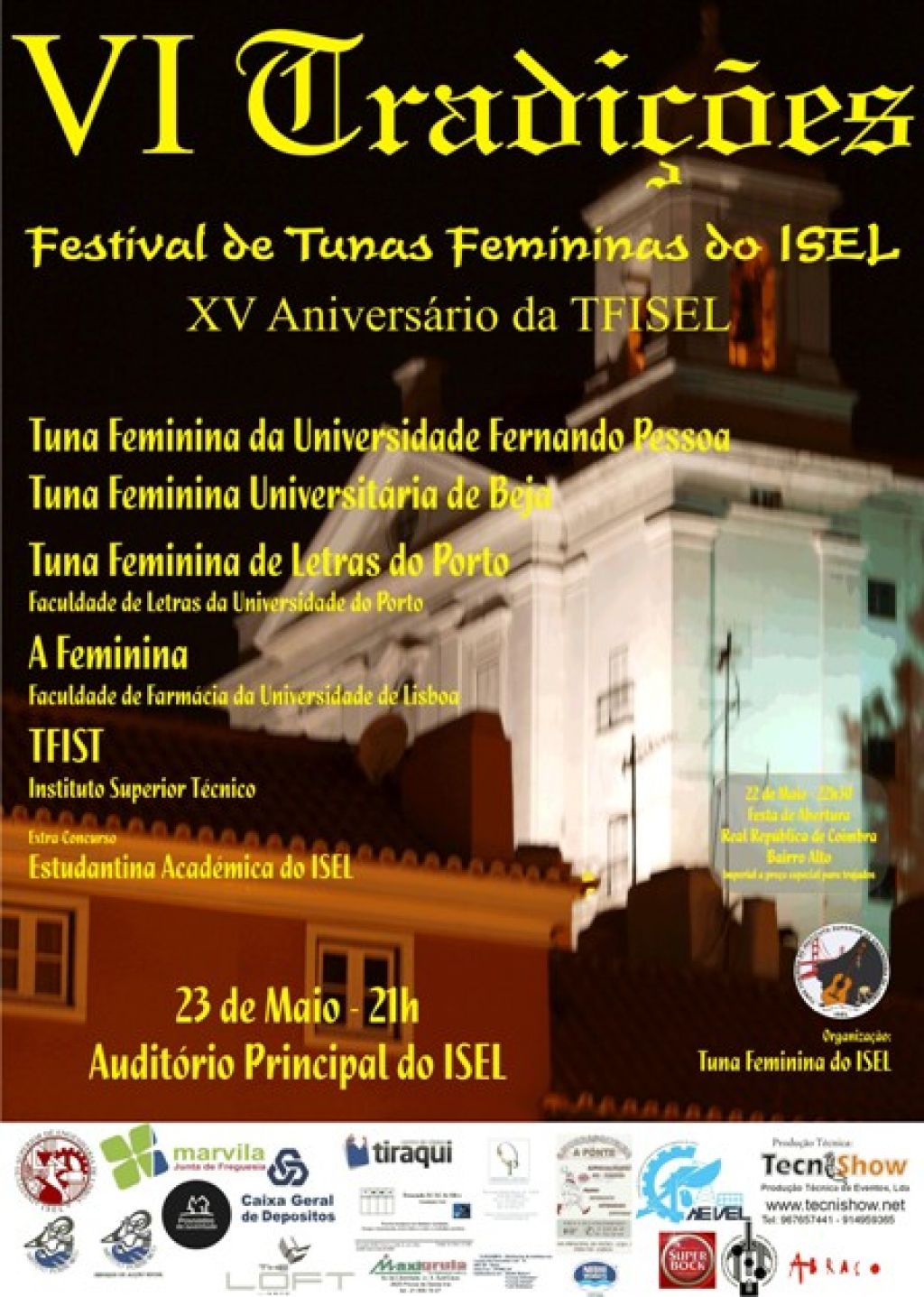 VI Tradições - Festival de Tunas Femininas do ISEL